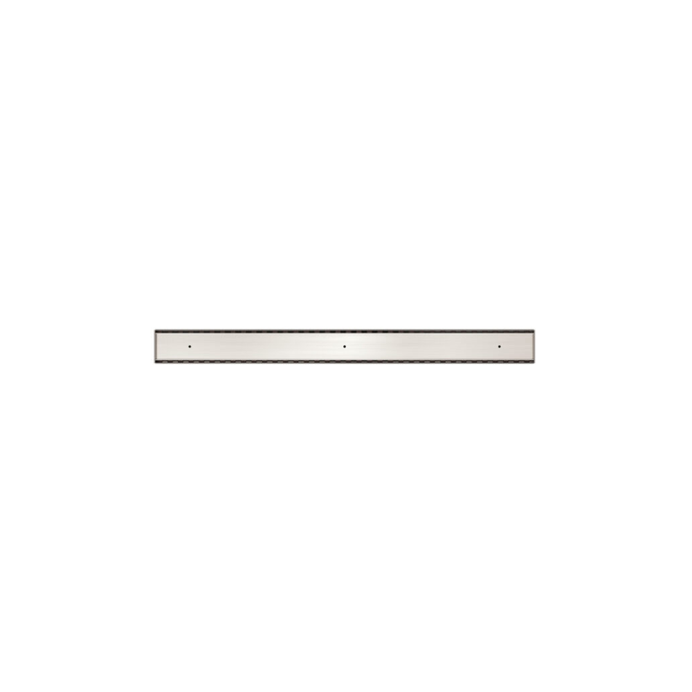 Tile Insert V Channel 900x106mm Floor Grate 90mm Outlet Brushed Nickel - NRFG001HSBN