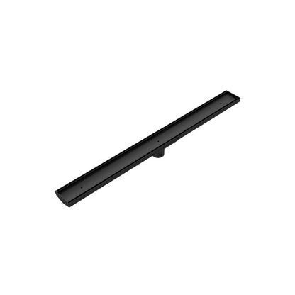 Tile Insert V Channel 900x82mm Floor Grate 50mm Outlet Matte Black - NRFG002HSMB