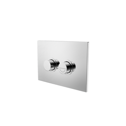 Toilet Raised Flush Button Panel AS1428.1 DDA Accessible Pneumatic for G30035 Cistern Chrome - NRCRPL002CH