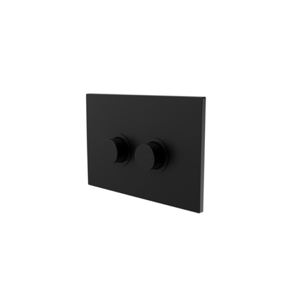 Toilet Raised Flush Button Panel AS1428.1 DDA Accessible Pneumatic for G30035 Cistern Matte Black - NRCRPL002MB