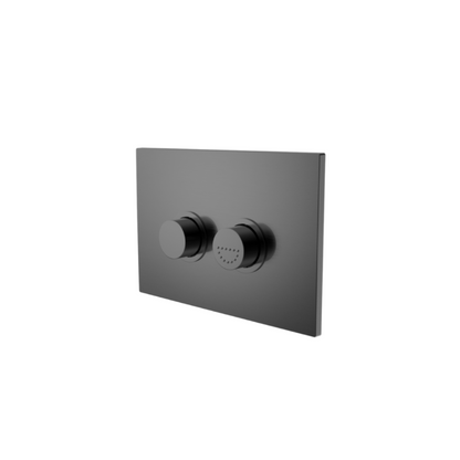 Toilet Raised Flush Button Panel AS1428.1 DDA Pneumatic Gun Metal - NRCRPL002GM