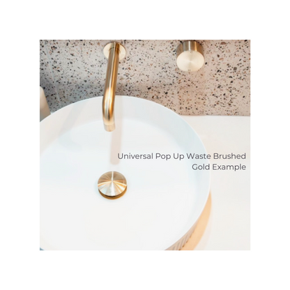 Universal Pop Up Waste Brushed Gold - NRA706BG