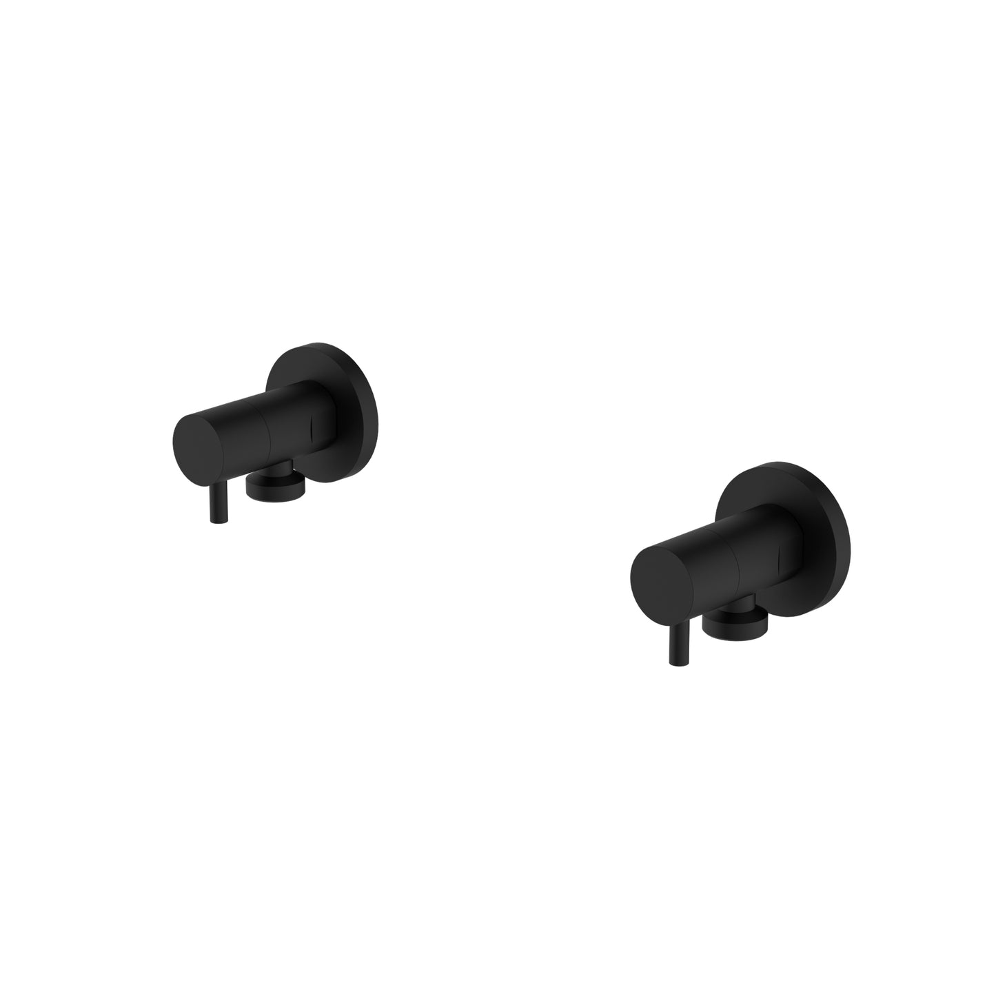 WASHING MACHINE TAP SET MATTE BLACK