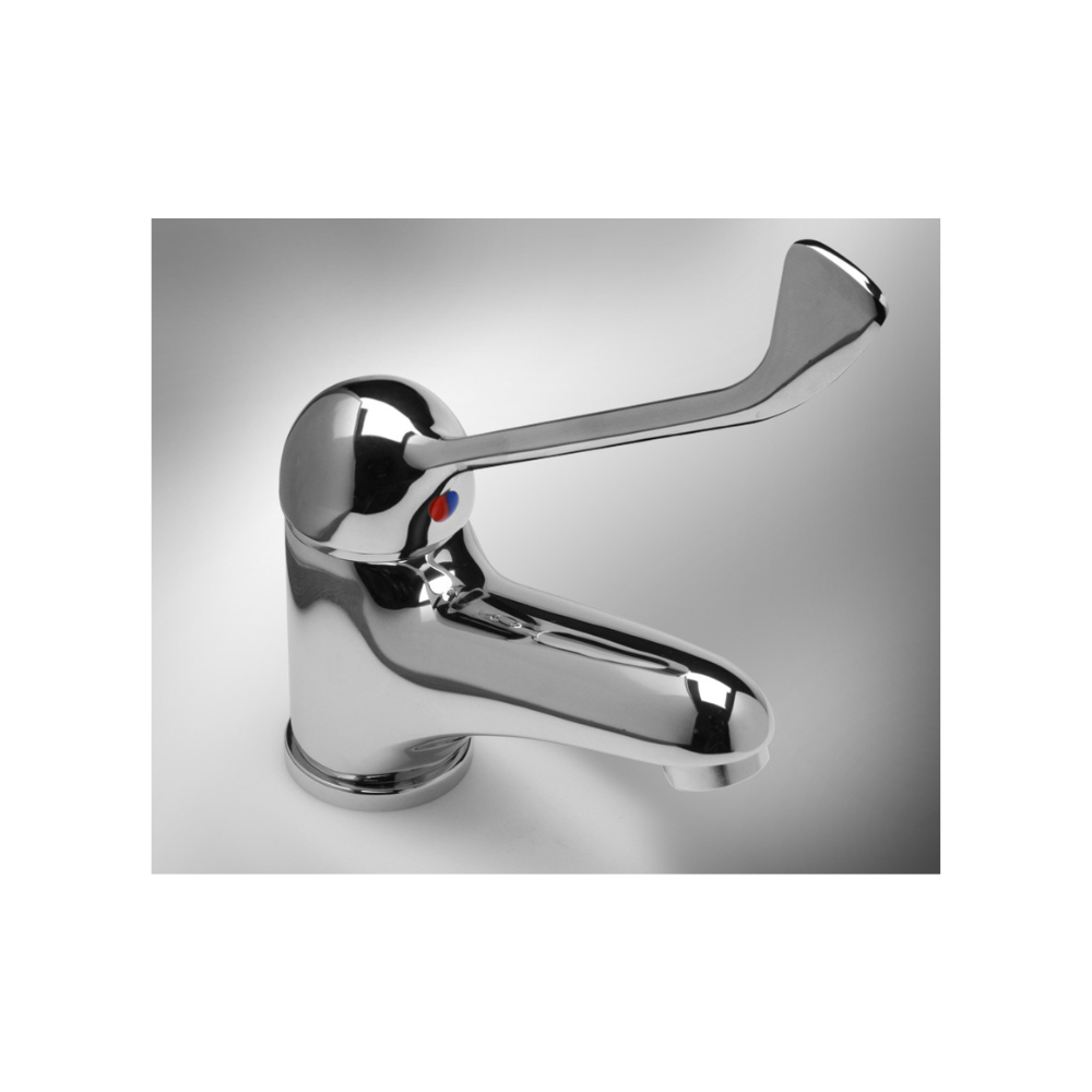 Standard Basin Mixer with Medical Handle Chrome - ALS-41302-R167MED