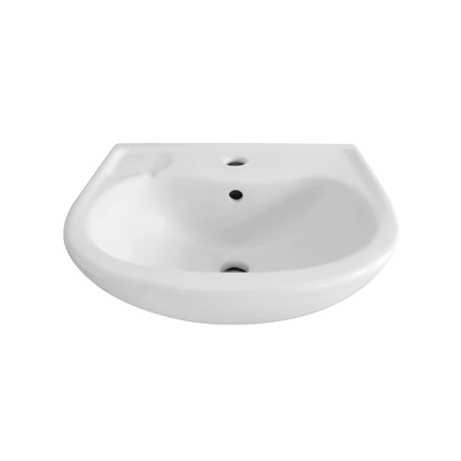Washbasin DDA AS1428.1 Accessible 450mm Wall Mount Ceramic White - ECE3019W