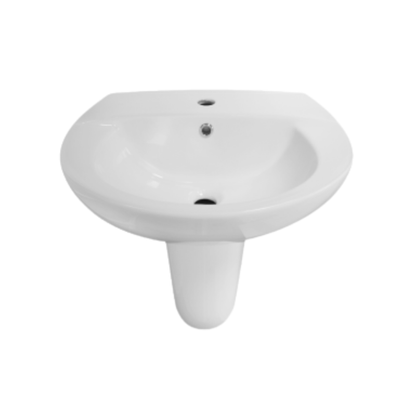 Washbasin DDA AS1428.1 Accessible 555mm Wall Mount SDA Ceramic White - HDL11B