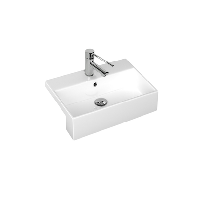 Washbasin Purity Semi Recessed Ceramic 500mm -  ISV-10PL52050SV