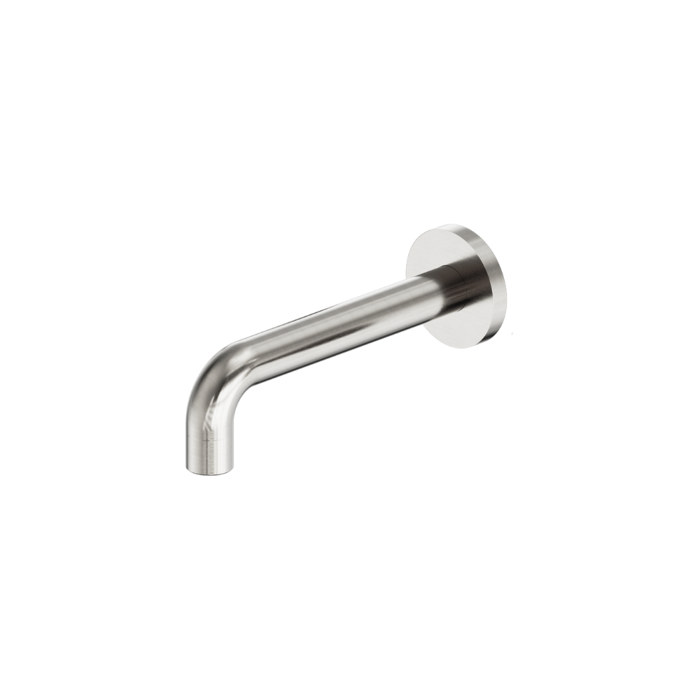 X Plus Wall Basin Set Spout Only 180mm Brushed Nickel - NR201607BSBN