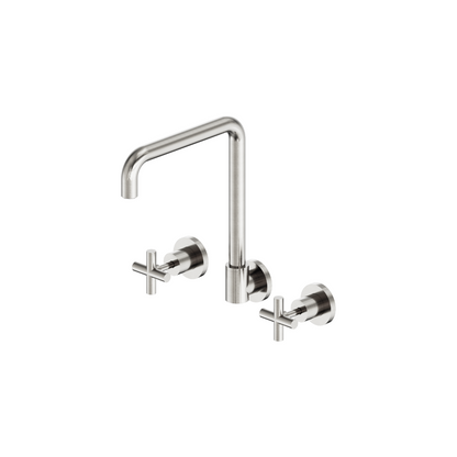 X Plus Wall Kitchen Set Swivel Spout Brushed Nickel - NR201607BN