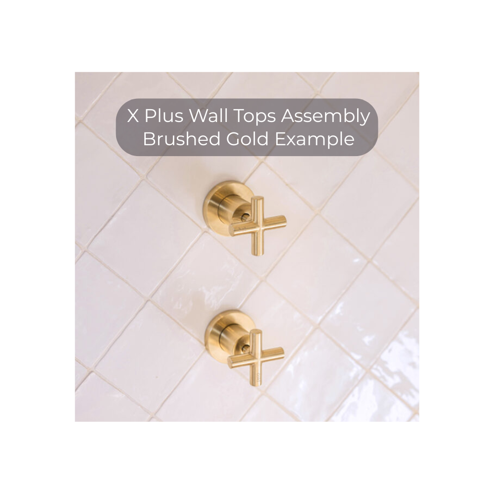 X Plus Wall Tops Assembly Brushed Nickel - NR201609BN