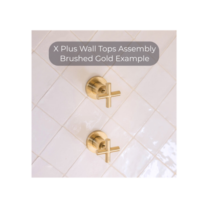 X Plus Wall Tops Assembly Brushed Nickel - NR201609BN