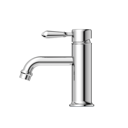 York Straight Basin Mixer With Metal Lever Chrome - NR692101b02CH