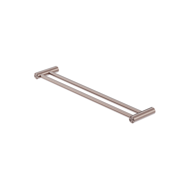 Zen SS316L Double Towel Rail 600mm Brushed Bronze - NR1624DBZ