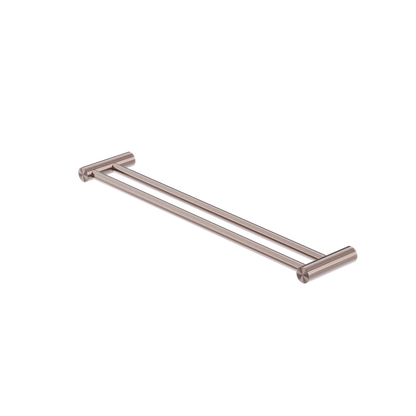 Zen SS316L Double Towel Rail 600mm Brushed Bronze - NR1624DBZ