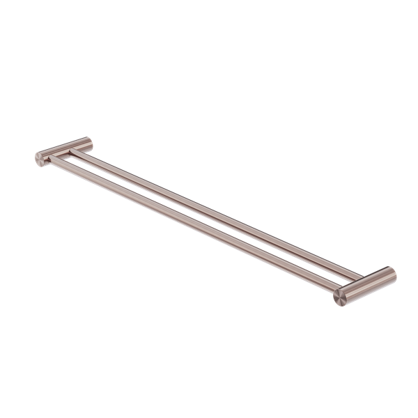 Zen SS316L Double Towel Rail 800mm Brushed Bronze - NR1630DBZ