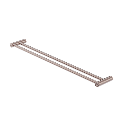 Zen SS316L Double Towel Rail 800mm Brushed Bronze - NR1630DBZ