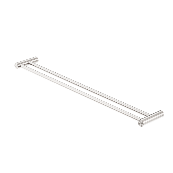 Zen SS316L Double Towel Rail 800mm Brushed Nickel - NR1630DBN