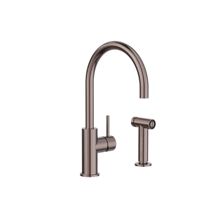 Zen SS316L Kitchen Mixer With Hand Spray Brushed Bronze - NR162208BZ