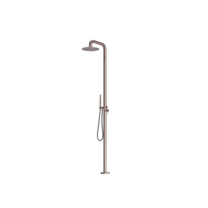 Zen SS316L Outdoor Freestanding Shower Column Brushed Bronze - NR162205ABZ