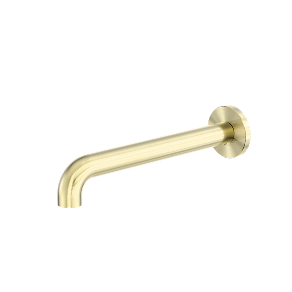 Zen SS316L Round Basin/Bath Spout Only 230mm Brushed Gold - NR162203B230BG