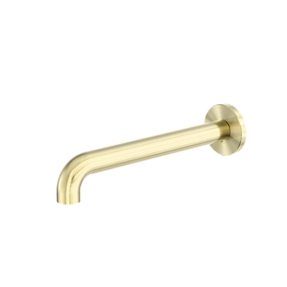 Zen SS316L Round Basin/Bath Spout Only 230mm Brushed Gold - NR162203B230BG