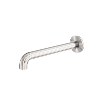 Zen SS316L Round Basin/Bath Spout Only 230mm Brushed Nickel - NR162203B230BN