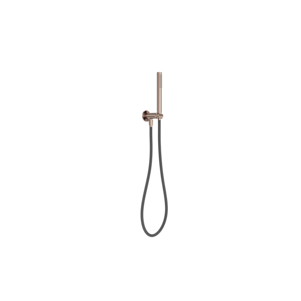 Zen SS316L Shower On Bracket With Outdoor Shower Hose Brushed Bronze - NR162205D01BZ