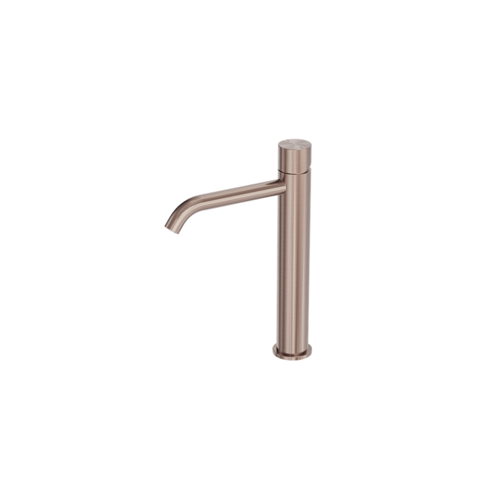 Zen SS316L Tall Basin Mixer Handless Brushed Bronze - NR162201CBZ