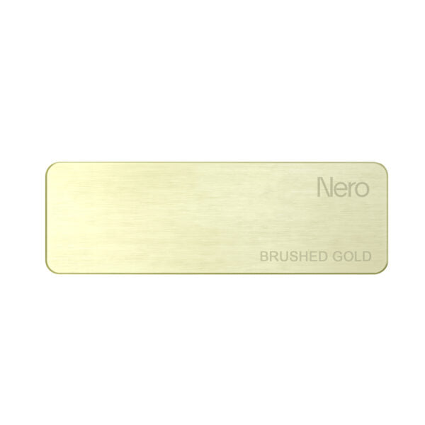 Colour Sample Plate Brushed Gold