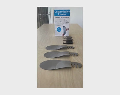 Customisable Insoles- Mix-and-Match Kit (12 piece)