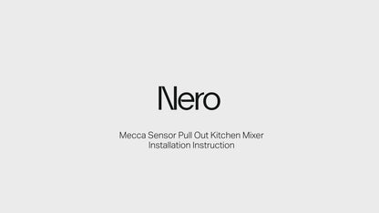 Mecca Smart Sensor Pull Out Kitchen Mixer Brushed Bronze - NR221908ABZ